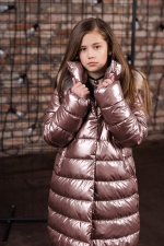 Пальто для девочки GnK ЗС-876 превью фото