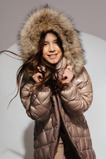 Пальто для девочки GnK ЗС-923 превью фото